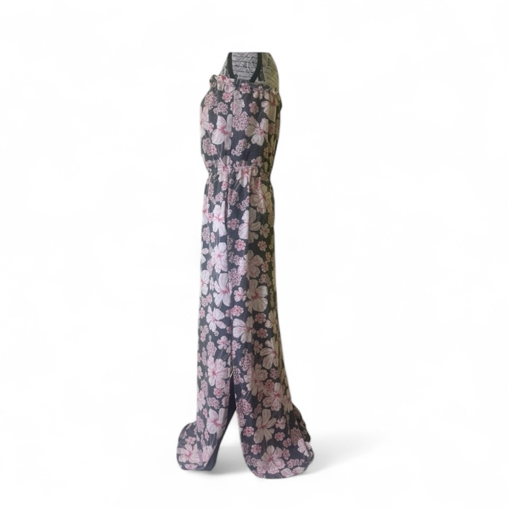 Blu Ivy Pink Floral Strapless Jersey Tube Maxi Dress Small/Medium- Read info - Picture 5 of 8
